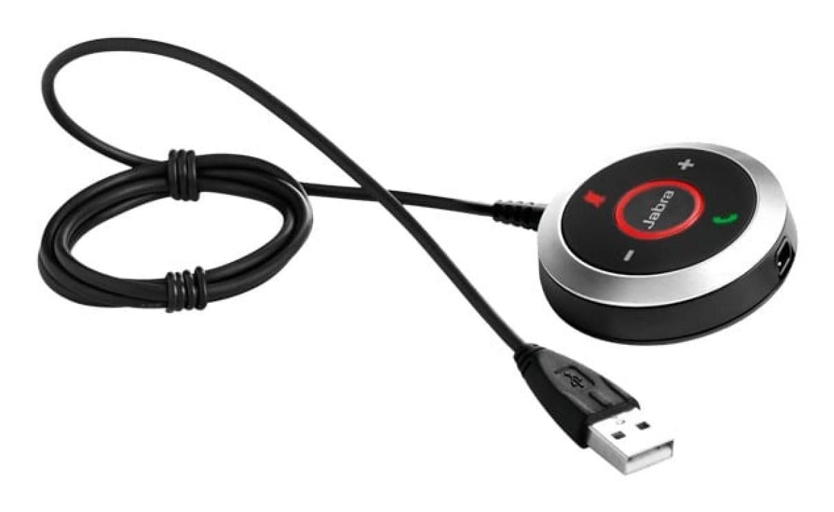 Jabra Cordon USB pour Jabra EVOLVE 40 MS avec fonction "muet" et contrôle de volume sur cordon, certifié Microsoft