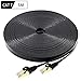 Produktbild CAT 7 Ethernet-Kabel 5m, BUSOHE Hochgeschwindigkeits- Gigabit RJ45 LAN Netzwerkkabel, 10Gbps 600Mhz Internet Patchkabel für Switch Router Modem Patch Panel PC (Schwarz)