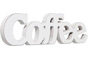 Charming Wooden Coffee Sign: Adorn Your Coffee Nook with Rustic Decor