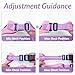 rabbitgoo Cat Harness and Leash for Walking, Escape Proof Soft Adjustable Vest Harnesses for Cats, Easy Control Breathable Reflective Strips Jacket, Pink & Purple, XS
