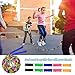 Coolrunner Skipping Ropes,adjustable Plastic Segmented Jump Rope,16 FT Long Jump Rope(2 PACK), Double Dutch Jump Rope, Fitness Workout Indoor & Outdoor Skipping Rope for Kids Men and Women