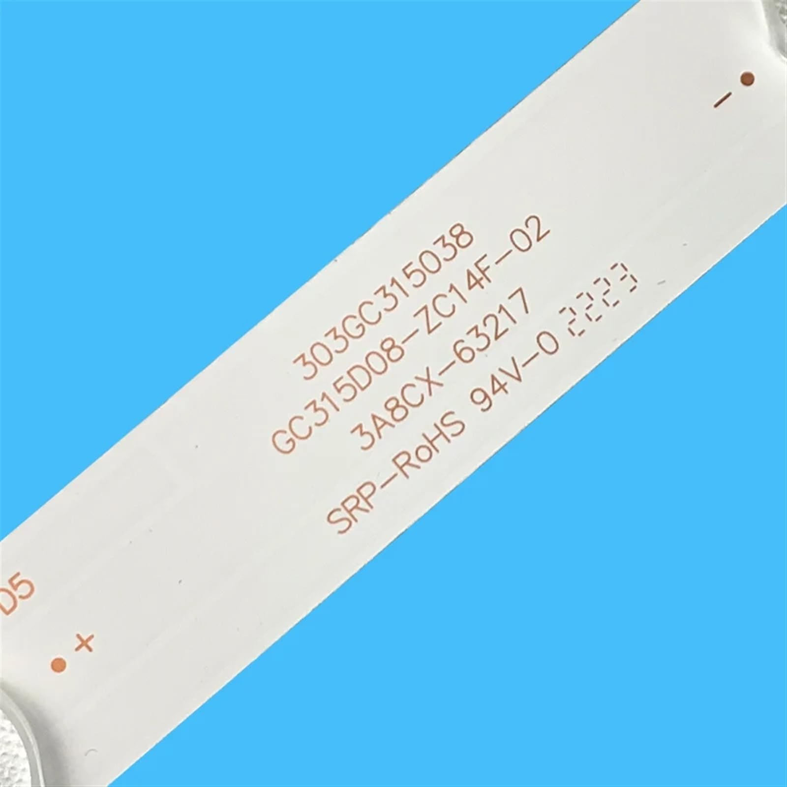 Striscia di retroilluminazione a LED Compatibile for Array da 32" SVV550AK7 55U6663DB 55U5766DB LT-55C760 LT-55C860(A) LT-55C870 L55UE17 VESTEL 55 UHD DRT 4A+3B