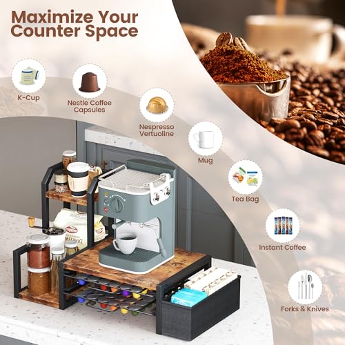 Image of Coffee Pods Drawers, Holds 96 OriginalLine Pods & 10 Syrup Bottles