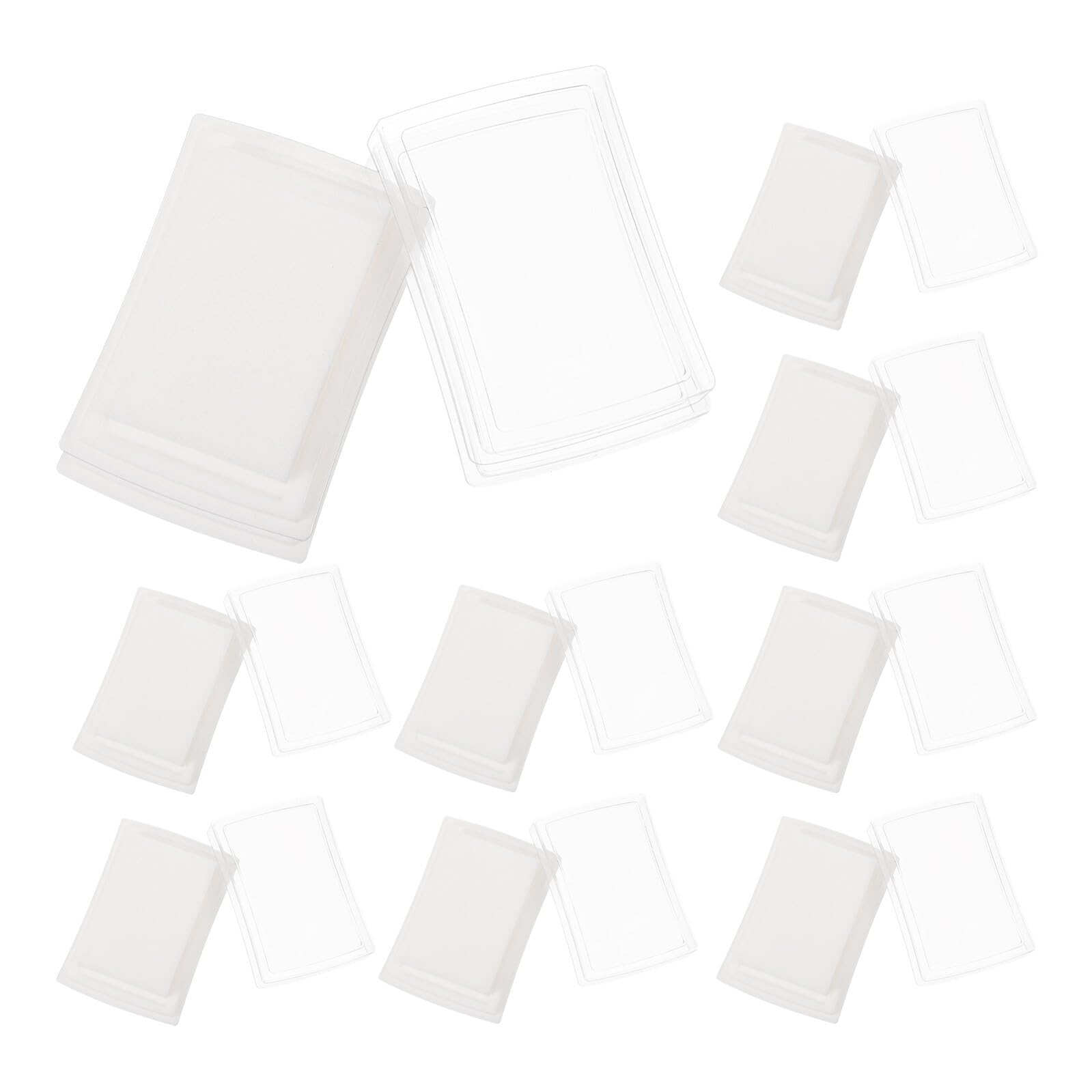 Angoily 50 Pezzi Tampone Vuoti per Impronte e Materiale per Stampi Fai da Te Domestico e Didattico Portatili e Resistenti per Carta Tessuto e Legno