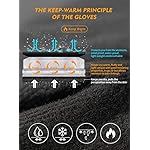 TRENDOUX Winter Gloves for Men Warm: 3M Thinsulate -20℉ Windproof Waterproof Ski Women Glove with Touchscreen Thermal Lining Anti-Slip for Work Cycling Motorcycle Snowboarding - Image 3