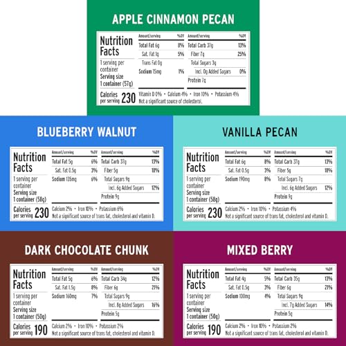 Image of Purely Elizabeth Best Sellers Variety Pack Superfood Oatmeal Cups, Great for Overnight Oats, Gluten-Free, 2 Ounce (Pack of 12)