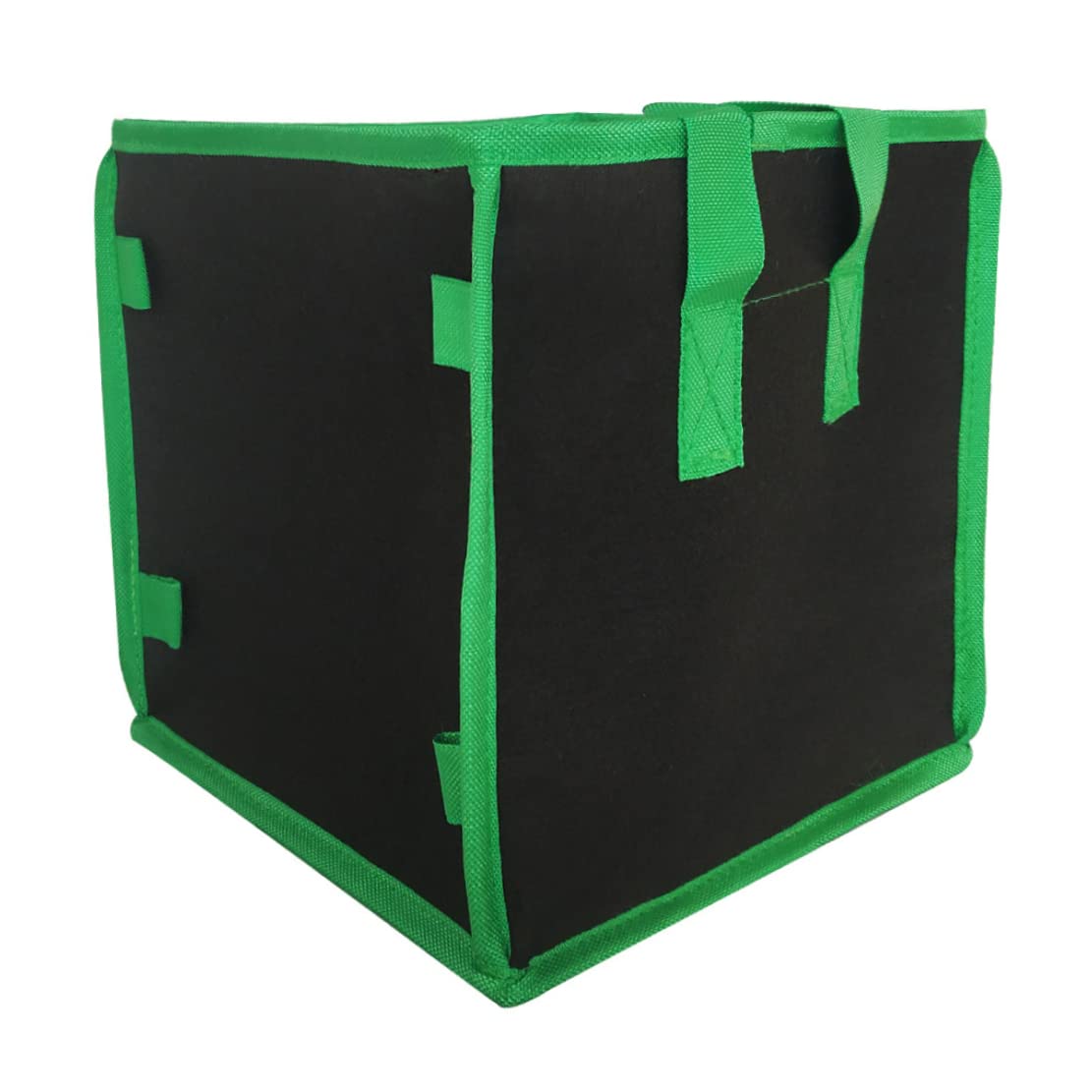 Grtheenumb planting pots with handle|Gallon Grow Bags Fabric Plant Pots 10 Square Planting Bags with Heavy Duty Handle Buckets for Transplanting