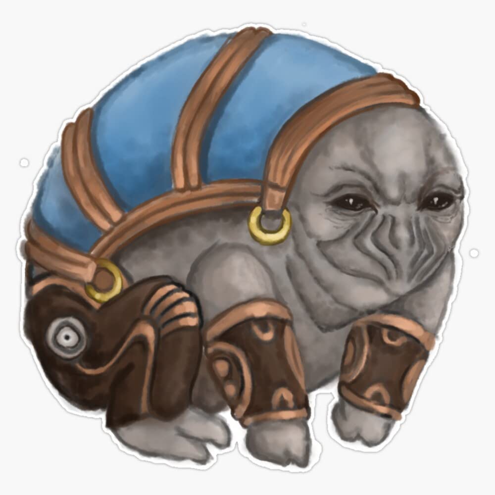 Chonky Elcor Bumper Sticker Vinyl Decal 5"