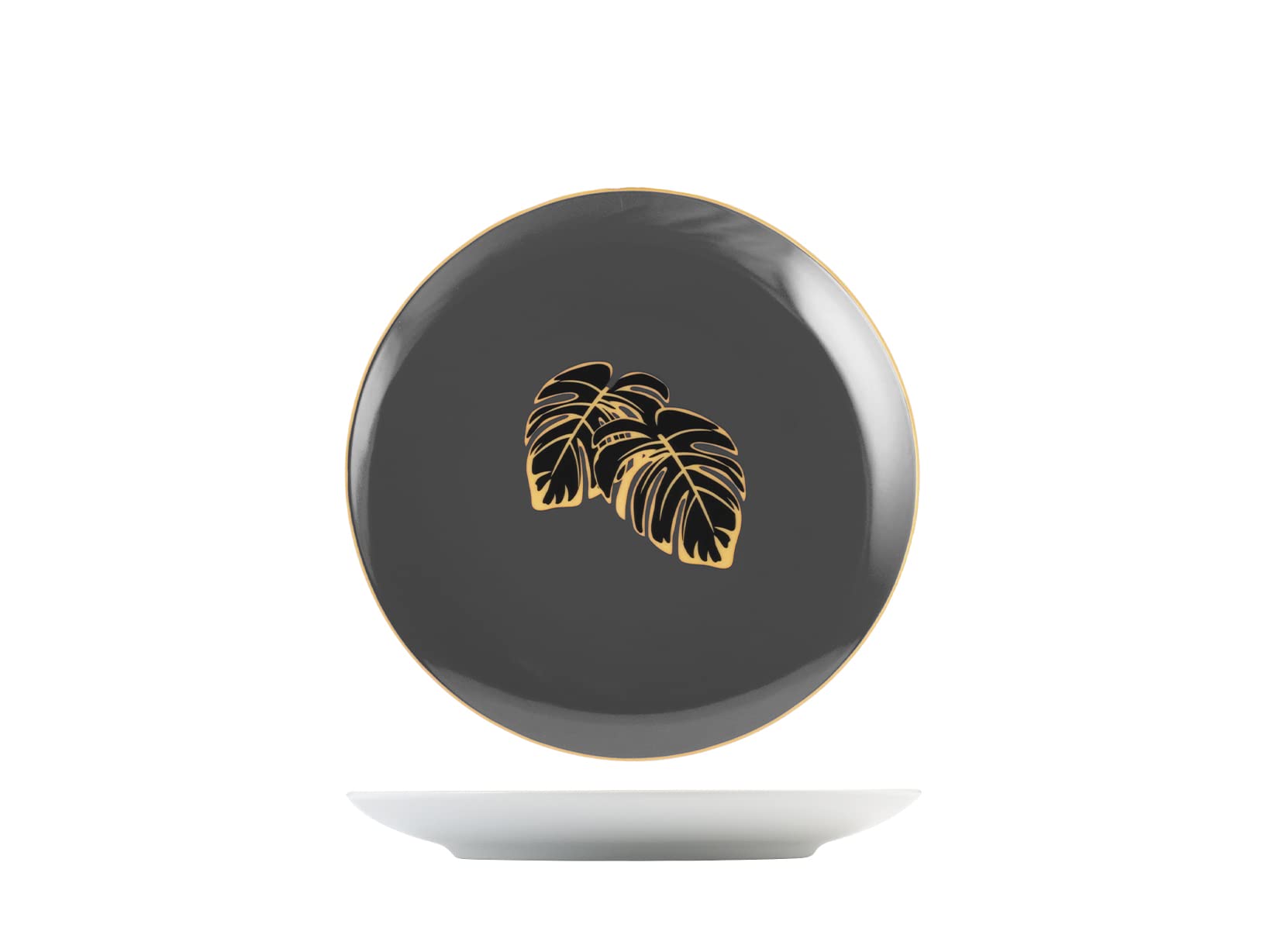 Zestaw 6 dań owoców botanicznych zima nowa porcelana kostna cm21