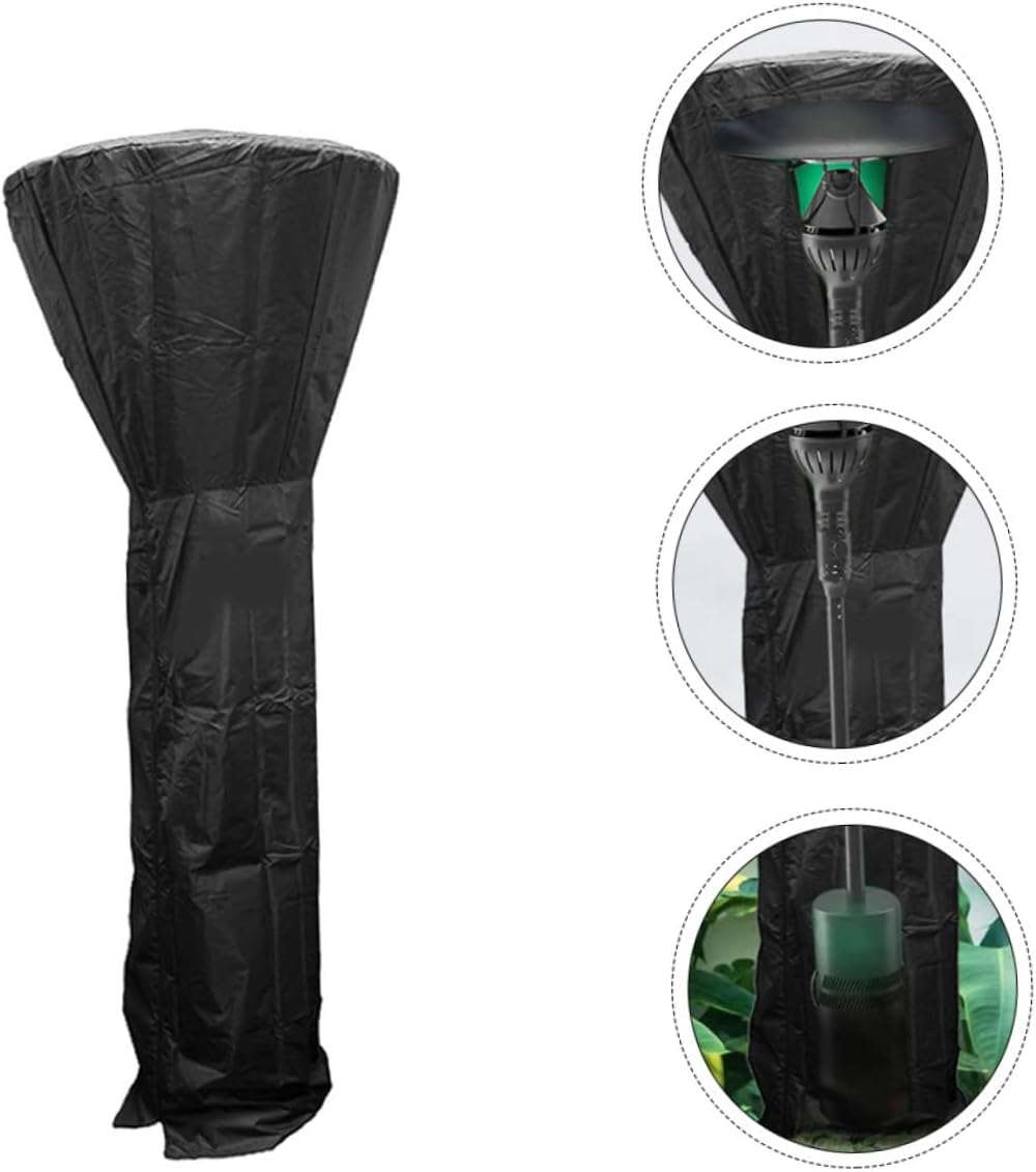 Garneck Waterproof Outdoor Heater Cover Heavy Duty Protective Cover for Garden and Patio Dustproof and UV Resistant