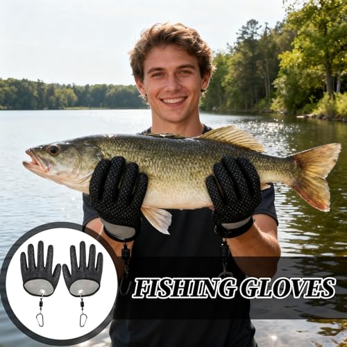 Guantes para la captura con gancho resistentes a cortes para remo, canoa y cocina 2