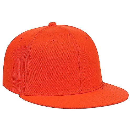Image of Lids Blank Premium Full Court w /Colored Under Visor Fitted Cap