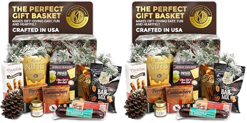 Gift Basket Village - Holiday Homecoming Gourmet Snack Basket: Sausage,
