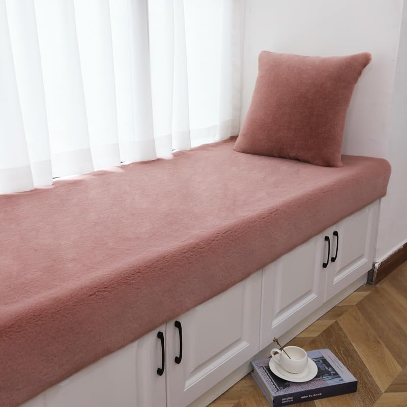 Tapis en peluche haut de gamme couleur poudre de racine de lotus 100x160