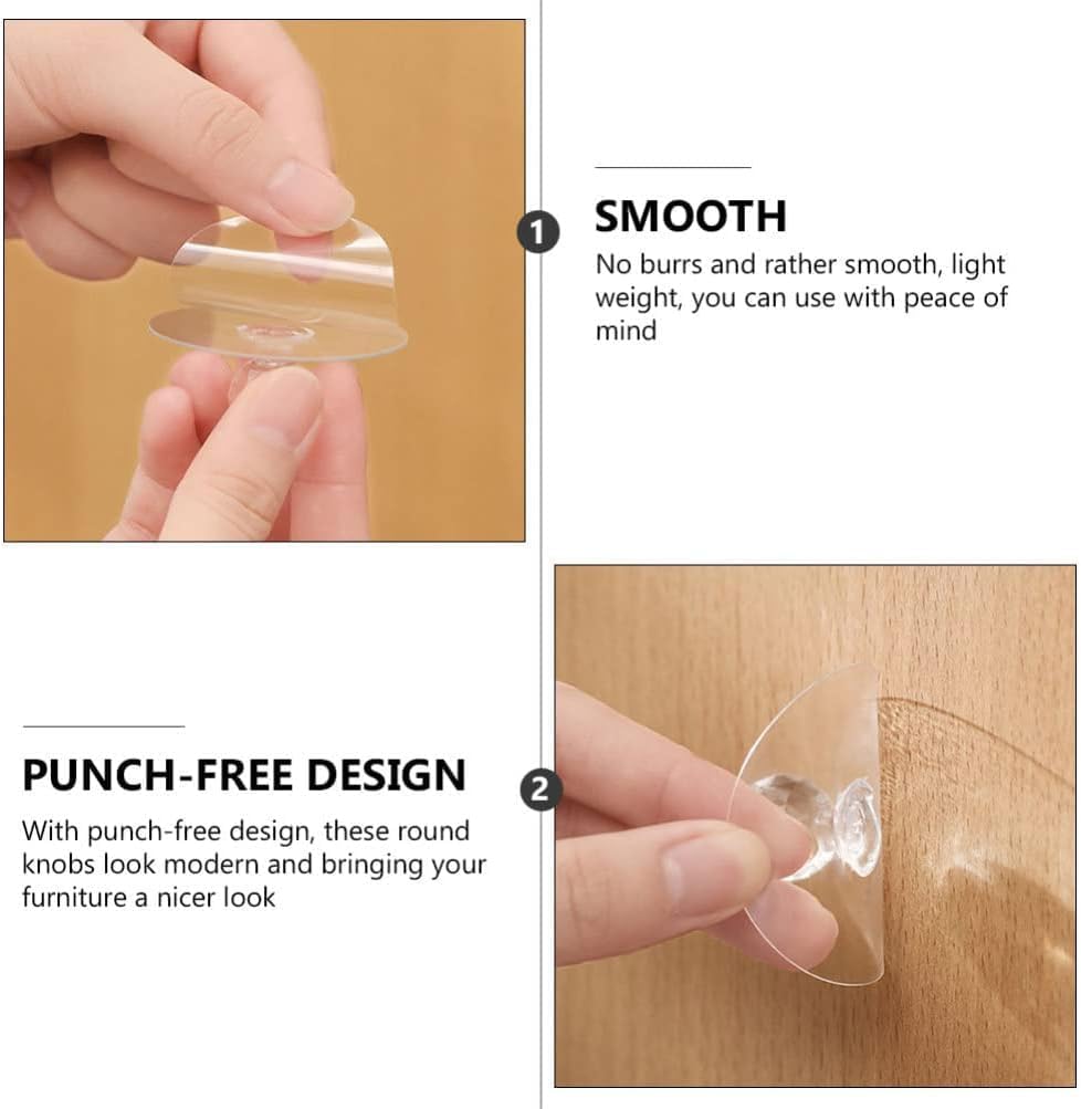 XML Drawer Knobs - Self Adhesive Cabinet Handles -7