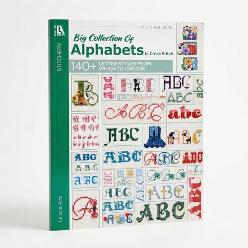 Image of A Big Collection of Alphabets in Cross Stitch