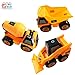ToyVelt 16 in 3 Construction Take Apart Toys Trucks for Boys - STEM Tractor Toys - Best Birthday for Boys & Girls Ages 3-12 Years Old - Updated 2021