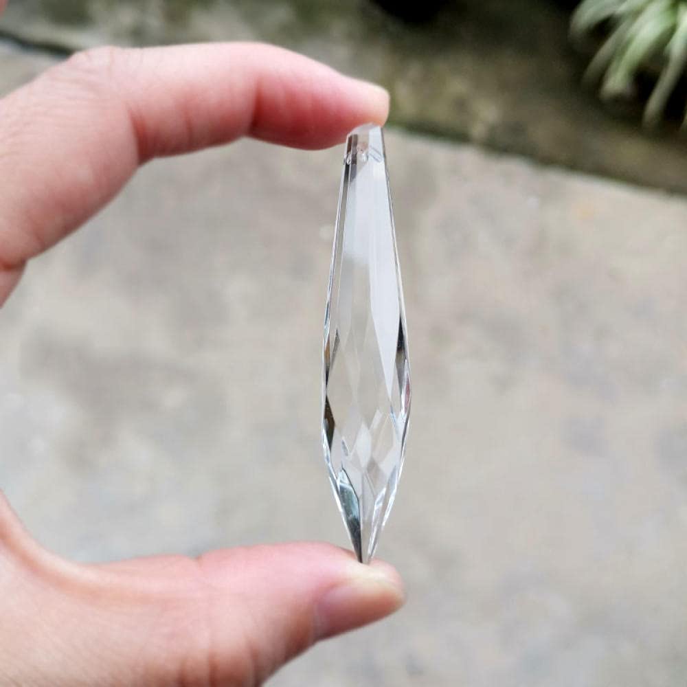 AHANDMAKER Lot De 60 Pendentifs En Verre Galvanisé Avec