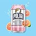 Polar Seltzer Water Ruby Red Grapefruit, 12 fl oz cans, 24 pack