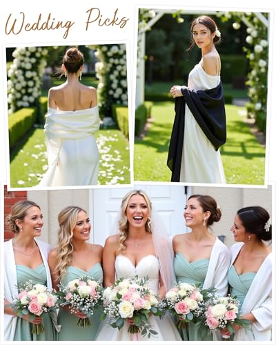 Robe de soirée de mariage sublimée par le châle en satin Sofier - 7
