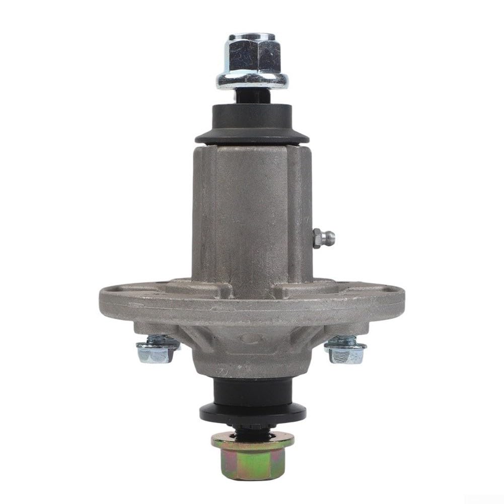 Conjunto de husillo para GY21098 GY20454 AU15811 GX21694 Parte de cubierta de cortacésped compatible con modelos de tractor X146R X155R X165 Carcasa de metal plateado