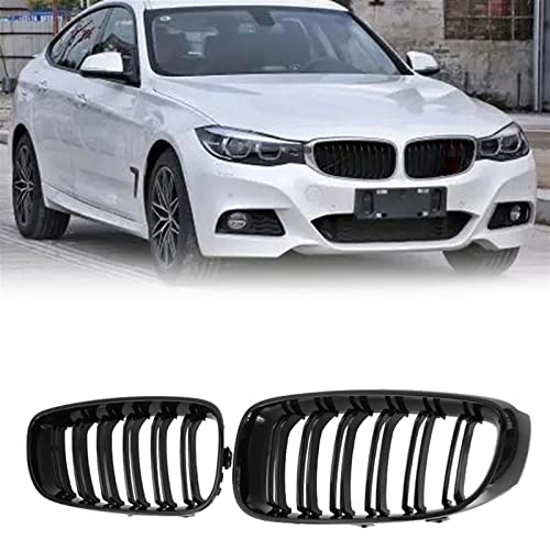Grille Calandre M Couleur pour BMW F34 GT 2013-2020 en ABS Noir Brillant