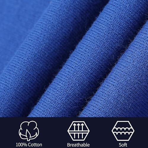 Image of 4 Pack Boys Toddler French Terry Cotton Shorts with Drawstring for Kids
