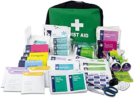 Lewis-Plast Reliance Medical Erste-Hilfe-Set Tasche – 309-teiliges Überlebensset – Sicherheits-Essentials für Reisen, Auto, Zuhause, Camping, Arbeit, Wandern, Urlaub – Packzubehör