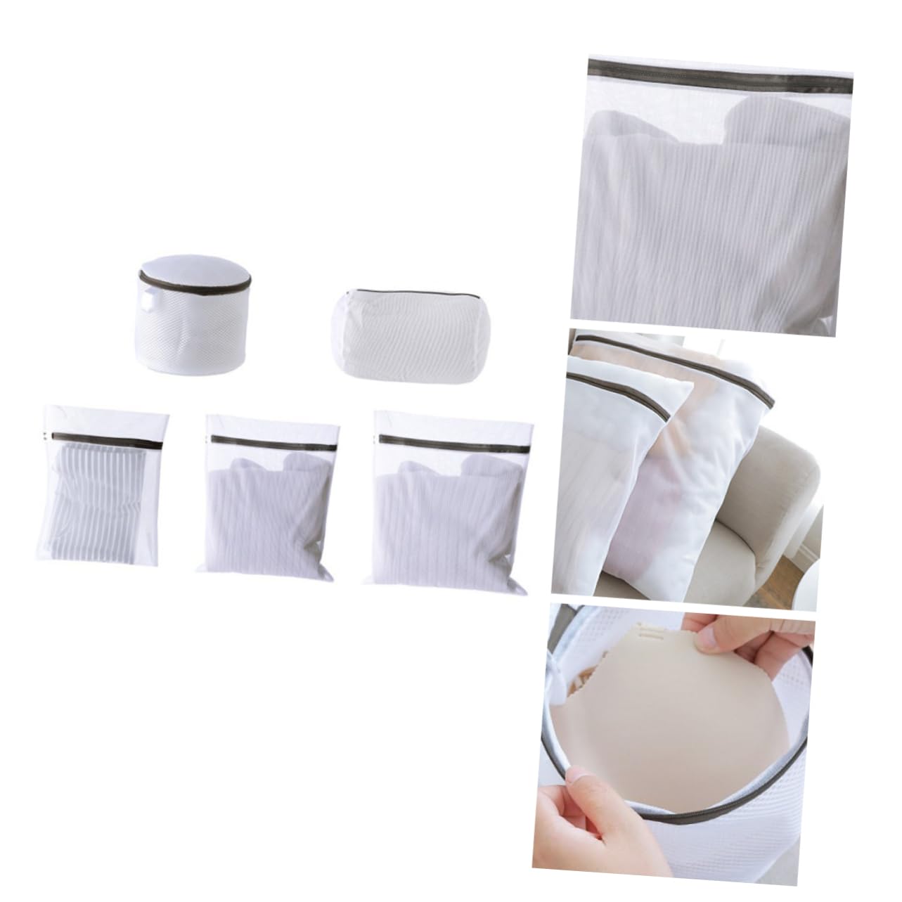 MAGICLULU 10piezas Bolsa De Lavado De Lencería De Para Lavadora Bolsa De Lavado Para Sujetadores y Ropa Interior