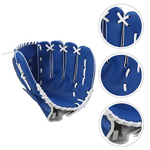 Garneck Luvas de beisebol com mão esquerda e direita, luva de campo de softbol para adultos e jovens