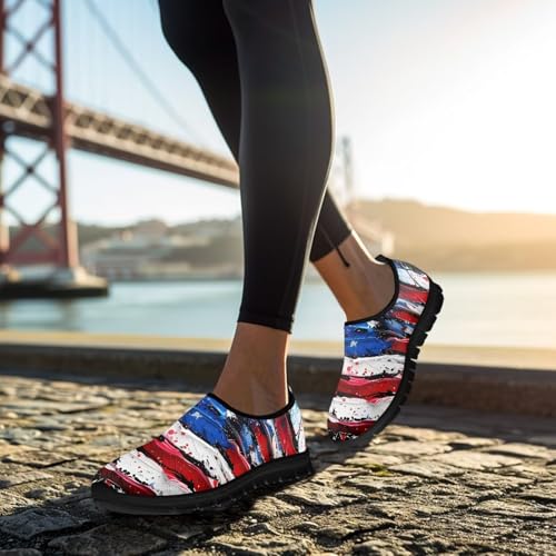 Image of Women's Loafers Slip On Slip Shoe Casual Walking Shoes Non Slip Work Shoes Mesh Athletic Sneakers