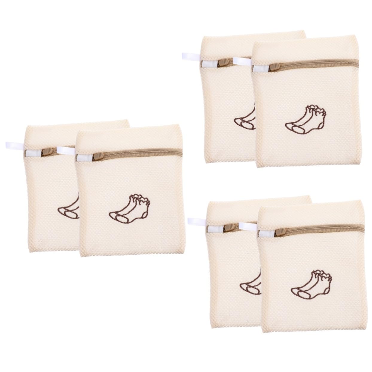 PRETYZOOM 15stücke Waschbeutel Aus Dickem Netzstoff Für Unterwäsche Socken Und Bhs Maschinenwaschbare Wäschebeutel Beige Lösung Für Zuhause Und Reisen Schützt Kleidung Optimal