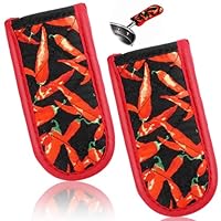 2 Stück Topfgriff Hitzeschutz Für Cast Iron Pot, Anti-Rutsch Hitzeschutz GriffabdeckungenFür Gusseiserne Pfanne, Pfannenstiel-Hitzeschutz Für Gusseisen Topfwoks, Bratpfannen, Pfannen