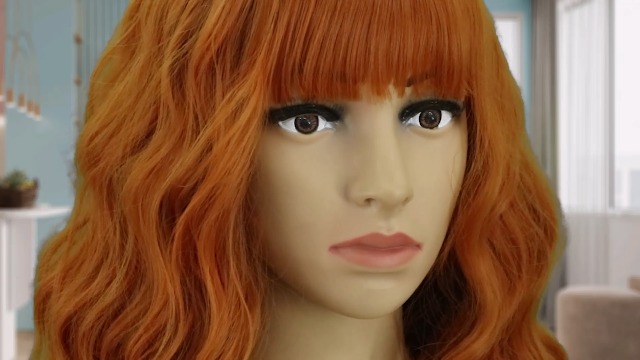 Amazon.com : PATTNIUM 14 Inches Dark Orange Wig Short Orange 