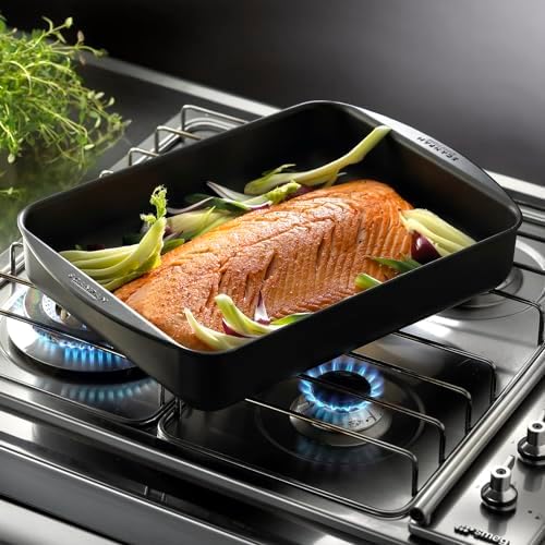 Miniatura 2 de Scanpan Classic - Asador antiadherente de 7.5 cuartos de galón (17 pulgadas x 12.5 pulgadas), compatible con estufas de gas y eléctricas, apto para