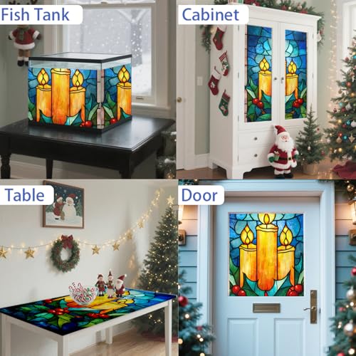 Película estática para ventana muñeco de nieve 17.5×39.7 in miniatura 3
