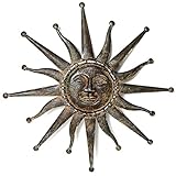 deko sonnenspiegel Durchmesser: ca. 58 cm Sonne Wanddeko Wandschmuck Wandhänger Metallhänger Wandbild 3D Deko Wand Metall Shabby 58 cm 060686