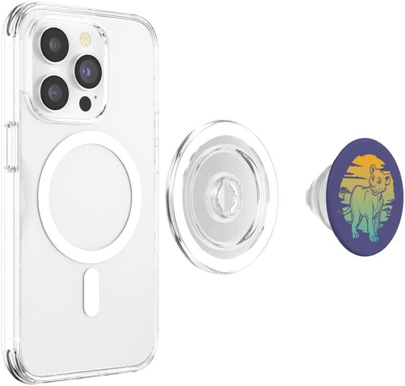 Disney The Lion King Live Action Young Nala Ombre Circle PopSockets MagSafe PopGrip for iPhone