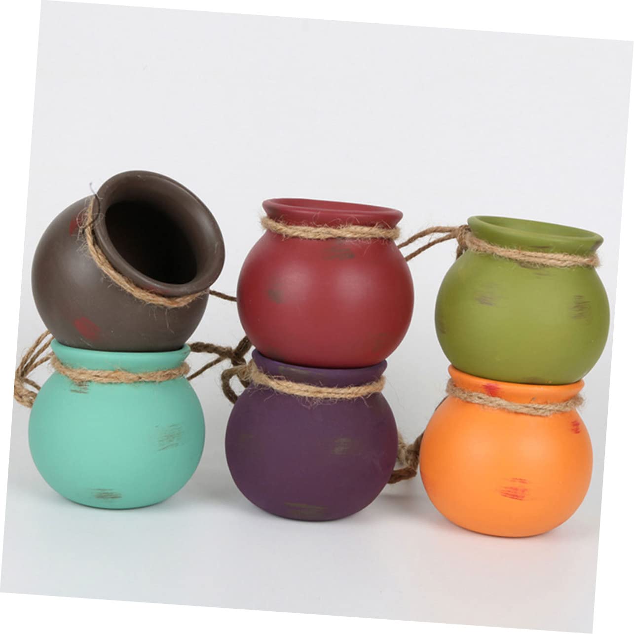 Toddmomy Ozdobny Kwiatowy Doniczka Domowa Ceramiczna Doniczka Wisząca Doniczka Roślina Doniczkowa