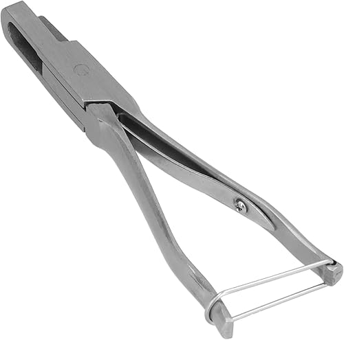 Alicates de etiqueta de oreja para ganado, alicates de acero inoxidable en forma de U para cerdos, ovejas, cabras, ganado, vacas, ganado, etiqueta