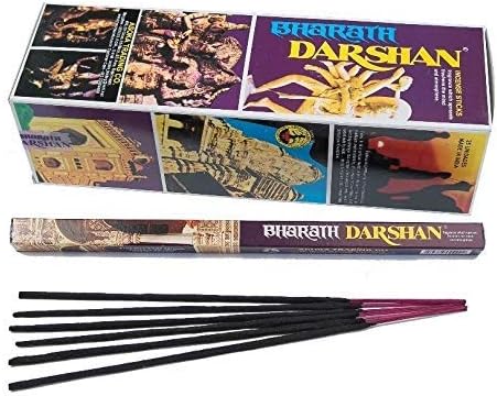 Generic Bharat Darshan Incense Sticks, 25 Packs x 6 Sticks, Total 150 Sticks