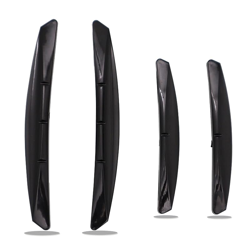 Protetor de Borda de Porta Automotiva AUTOXBERT em PVC Preto, 4 Unidades, 1Y406235
