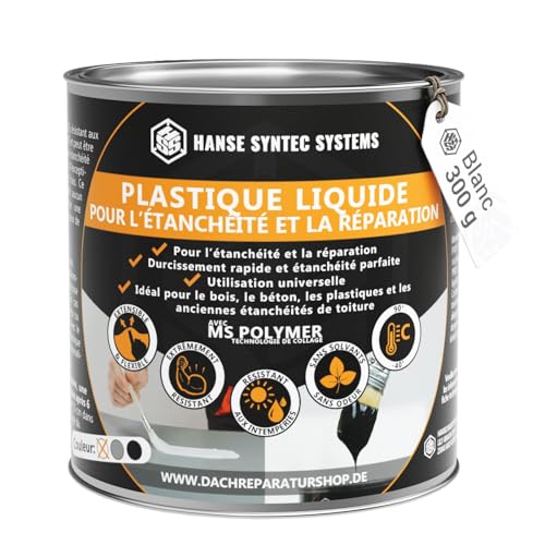 Membrane d'Étanchéité - Joint exterieur et interieur - Colle Étanche pour Fissures & Fuites – Directe Sans Primaire – Tous Matériaux – MS Polymère...