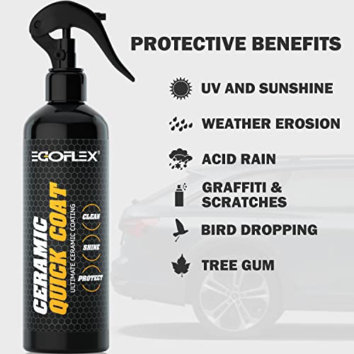 Egoflex CQC Ceramic Coating For Cars Paint Sealant Detailing Spray thumb #1