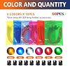 60 Piezas Kit de Diodos LED 5mm Pre-Cableados de 12V con Portas (6 Colores x 10 Piezas) - Sin Necesidad de Soldar, Micro LEDs de Bajo Consumo para Manualidades de Modelos, Autos RC, Aviones, Proyectos DIY 6