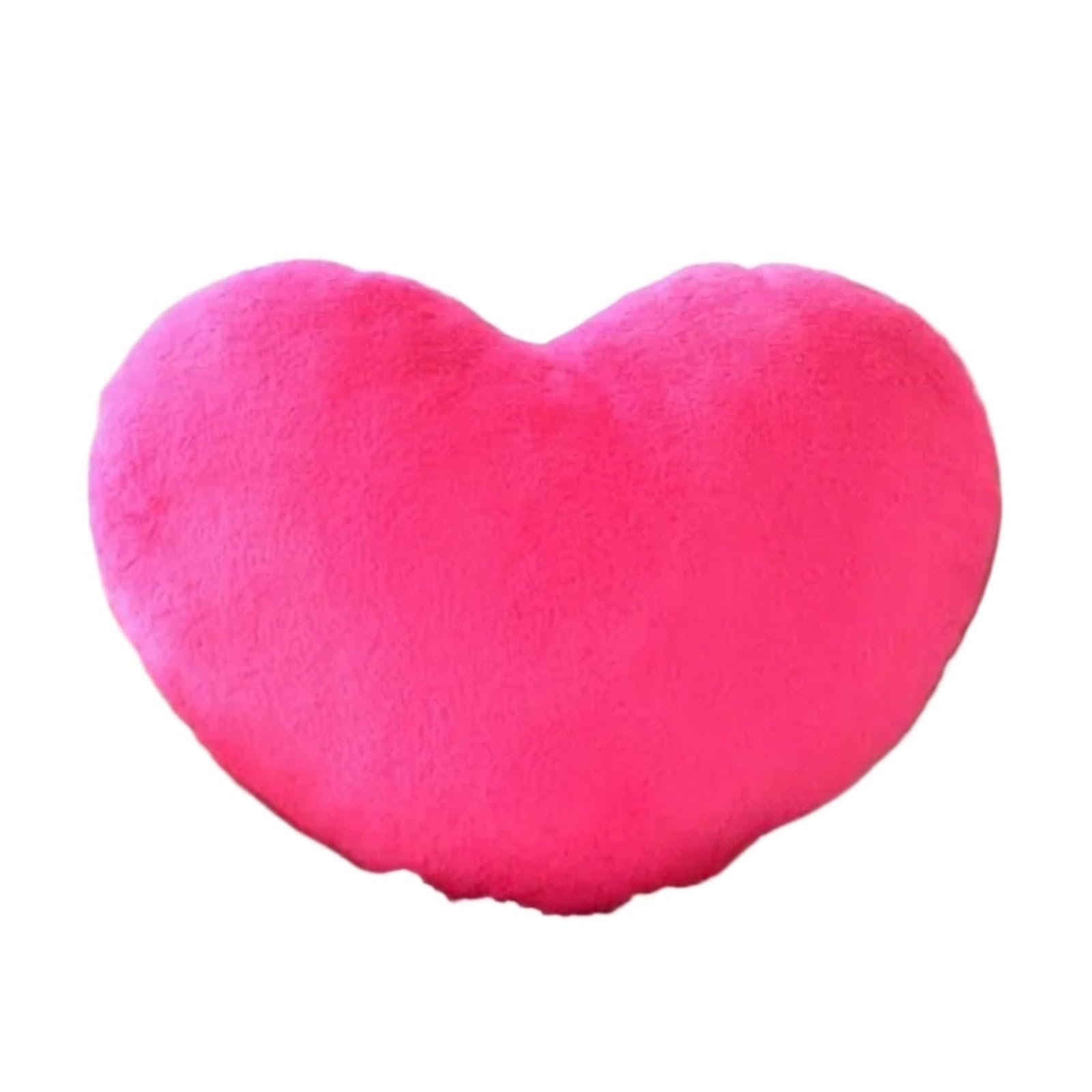 XIEHYA 1 Pcs Heart Pillows, Cute Decorative Pillow, Shaped Throw For Bed, Fur Plush Home Decor Cushion For Home