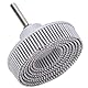 3-Zoll-Borstenscheibe Emery Rubber Detail Schleifbürste Entgraten Polieren Schleifscheibe Schmuck Holz Metall Polieren(White)