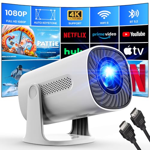 Mini Proyector 4k Supote 1080p Proyector Con Wifi Y Bluetooth Proyector Netflix, Prime Video, Youtube, Auto Keystone Zoom, Altavoz Estéreo, Proyector Portátil Exterior Hogar Vídeo Proyector, Blanco Mini Proyector 4k Supote 1080p Proyector Con Wifi Y Bluetooth Proyector Netflix, Prime Video, Youtube, Auto Keystone Zoom, Altavoz Estéreo, Proyector Portátil Exterior Hogar Vídeo Proyector, Blanco