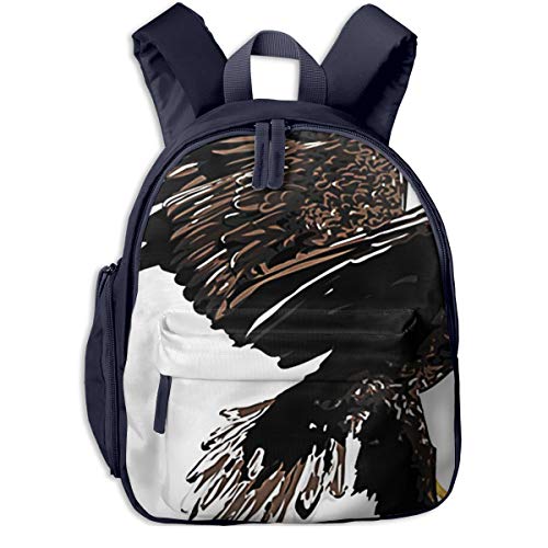 Mochilas Infantiles  Bolsa Niño Bebe Guarderia Escolar con Águila pescadora Detallada