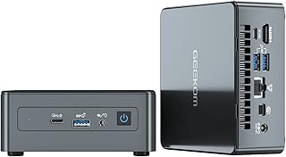 GEEKOM Mini PC, Mini IT11 Desktop PC Intel Core i5-1155G7 (4 Cores 8 Thread, Up to 4.5 GHz) 16GB DDR4 512G M.2 SSD, Mini Computer 8K HDMI | Type-C | USB4.0 | WiFi 6 | BT5.2 | Mini Desktop Computer